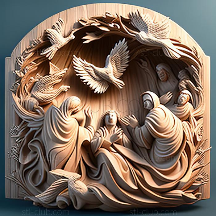 3D model Pentecost (STL)